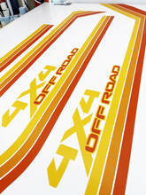 Graphic Kits - Jeep Gladiator Rubicon Retro Vintage 4x4 Off-Road racing stripe kit sport Off Road
 2