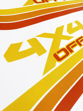 Graphic Kits - Rubicon Retro Vintage 4x4 Off-Road racing stripe kit sport Off Road Vinyl Decal Sticker for Jeep Gladiator
 3