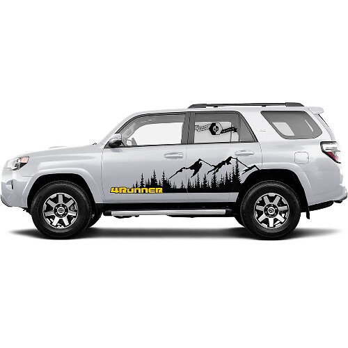Mountain Landscape Side Vinyl Decal Sticker for Toyota 4Runner