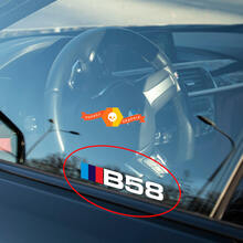 BMW B58 engine decal sticker for window interior exterior fit to 340 440 240 140 540 X3 X4 X5 X6
 2