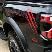 Ford F150 Raptor Claw 2 Colors Side Bed Graphics Decal sticker
 2