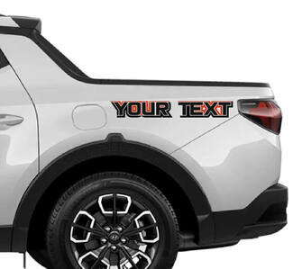 Side Bed 2 Colors Vinyl Stickers Decal Graphic Kit fit to Hyundai Santa Cruz
