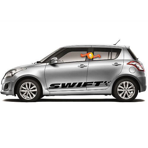 2X SUZUKI Swift side body Doors decal sticker graphics emblem logo

