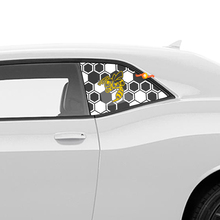 Honeycomb Hornet Decal Sticker for Dodge Challenger Side Quarter Window
 3