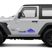 2 Nouvelle Autocollant de Porte JEEP Wrangler Montagnes Autocollant Latéral Graphique
 2