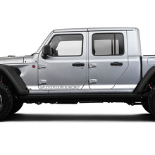 Pair Rocker Panel Doors Jeep Gladiator 2019 2020 2021 For Both Sides Vinyl Graphics Decal Sticker
 2