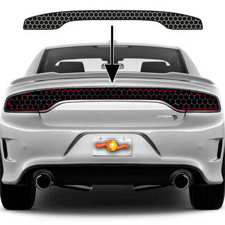 Dodge Charger SRT Hellcat Widebody Tail Light Honeycomb Toning Vinyl Decal Sticker Graphics
