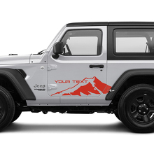 2 New JEEP Wrangler Door side Decal Sticker Mountains Graphics Decal Sticker
 3