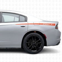 Stripes with Custom Text Side Vinyl Decal Sticker for Dodge Charger 2015-2026_4