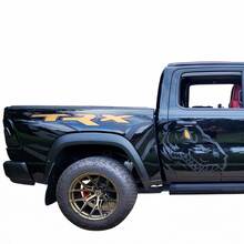 Pair Dodge Ram Rebel TRX 2022+ 2023+ 2 Colors Side 1500 TRX Splash Bed Dinosaurs T-Rex TRX Truck Vinyl Sticker Decal Graphic
 4
