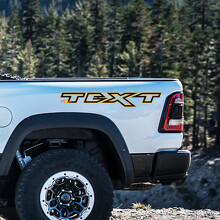 Custom Outline Lettering Side Vinyl Decals for Dodge Ram Rebel 1500 TRX_2