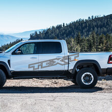 Outline Custom Lettering Side Vinyl Decal for Dodge Ram 1500 Rebel TRX_2