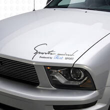 Custom Lettering Sports Mind Hood Vinyl Decal Sticker _2
