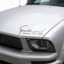 Custom Lettering Sports Mind Hood Vinyl Decal Sticker _4