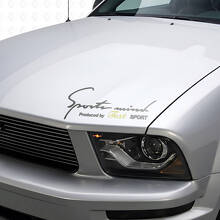 Custom Lettering Sports Mind Hood Vinyl Decal Sticker _5