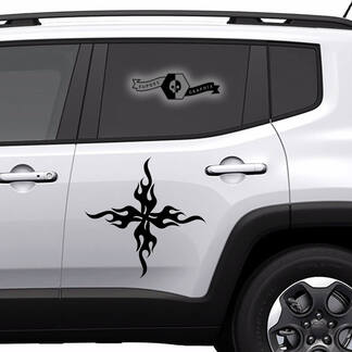 Pair Any Cars Animals Door Side 2022+  2023+ New Truck Cars Logo Vinyl Decal Graphic
