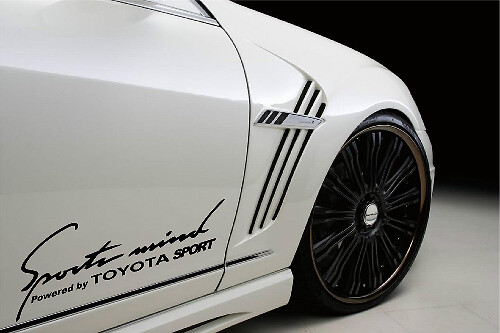 Sports Mind Powered by Toyota Side Door Vinyl Decal Sticker for Toyota C-HR