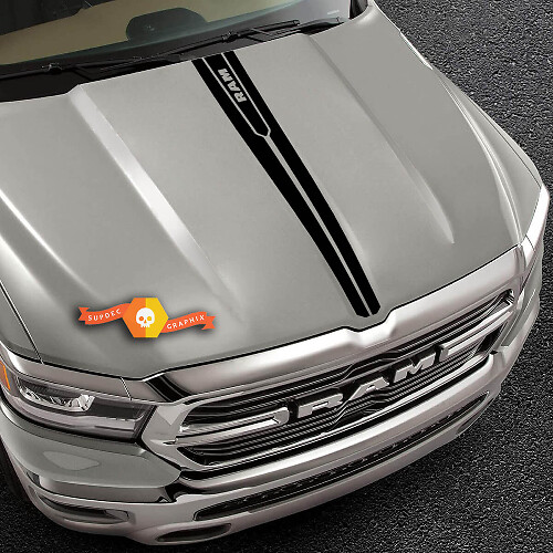 New Centre Hood Graphics Vinyl Decal vinyl Sticker Dodge Ram 1500
