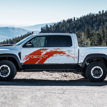 Mud Splash Custom Text Side Door Vinyl Decal Sticker for RAM 1500 Rebel, TRX 2019-2026_3