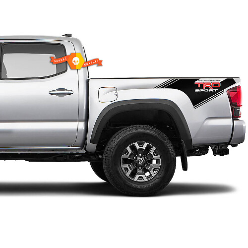 Pair Toyota Tacoma Side Bed 2 Colours TRD Sport 2016-2022 Vintage Decal Sticker Graphics
