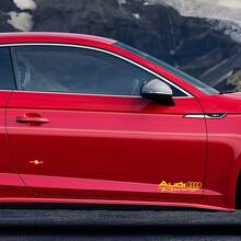 Audi Racing Side Door Vinyl Decal Set for Audi Models_2