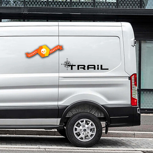 Compass Trail Logo Vinyl Stickers Decals for Musclecar Transit