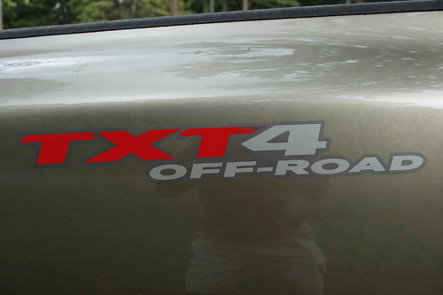 TXT4 Off Road Lettering Pair Bedside Vinyl Decal Sticker for Dodge Dakota TRX4