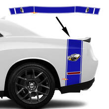 Rumble Bee Outline Stripes Bedside Trunk Vinyl Decal Sticker for Dodge Challenger 2022+_3