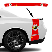 Drag Bee Rear Side and Trunk Stripe Decal Kit for Dodge Challenger Charger_2