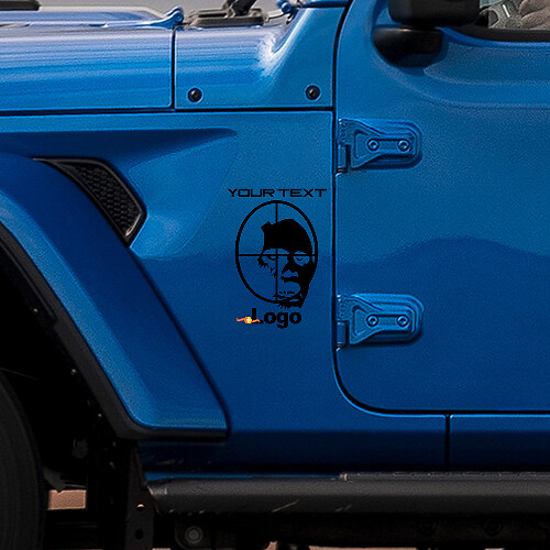 Zombie Kill Hood Vinyl Decal for Jeep Wrangler Rubicon