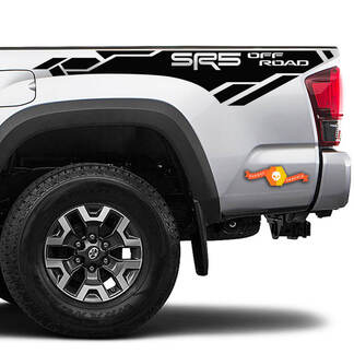 2 Toyota Tacoma 2016-2022+  2023+ SR5 OF-ROAD Bed Side Bed Stripes Vinyl Stickers Decal for Toyota Tacoma
