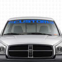 Custom Lettering Windshield Vinyl Decal for Dodge Dakota Ram_2