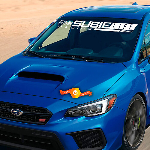 Windscreen Banner Forester Sti Subielife Vinyl Sticker Decal Graphic Rally logo STI fit to Suba WRX Impreza Outback
