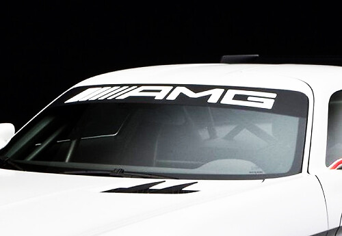 AMG Style Windshield Banner Vinyl Decal for Mercedes-Benz