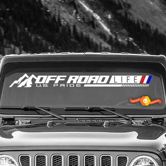 Jeep Wrangler Rubicon Gladiator Sahara Mojave Mountains OFF-ROAD LIFE decal sticker
