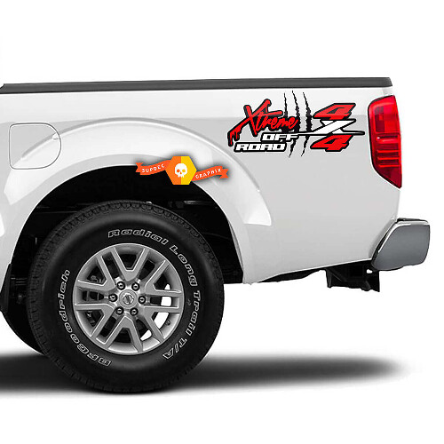 4X4 Off Road Extreme Bedside Vinyl Decal Sticker for Nissan Frontier