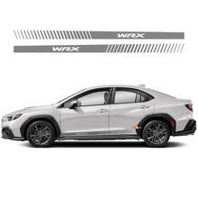Pair Rocker Panel Side Skirt Vinyl Body Car Stripe Racing Vinyl Decal Sticker fit Suba WRX Impreza
 2