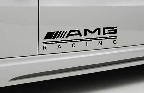 2 - AMG RACING Mercedes Benz Decal sticker sport door
