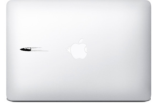 flies bullet Apple Macbook Decal Sticker
