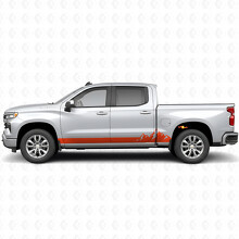 Mountain Range Door & Rocker Panel Vinyl Stripes for Chevrolet Silverado 1500 T1XX 2019-2026_4