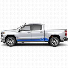 Mountain Range Door & Rocker Panel Vinyl Stripes for Chevrolet Silverado 1500 T1XX 2019-2026_5