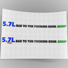 5.7L  Hem 800HP Vinyl Decals Stickers Set_2