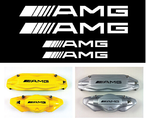 AMG Style Brake Caliper Vinyl Decals for Mercedes-Benz
