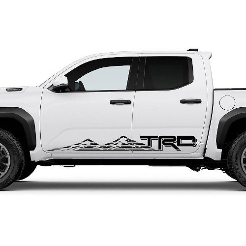 TRD Mountains Side Rocker Panel Decals Stickers for Toyota Tacoma
