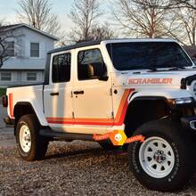 Scrambler Kit for Jeep Gladiator Old school retro style full kit
 5
