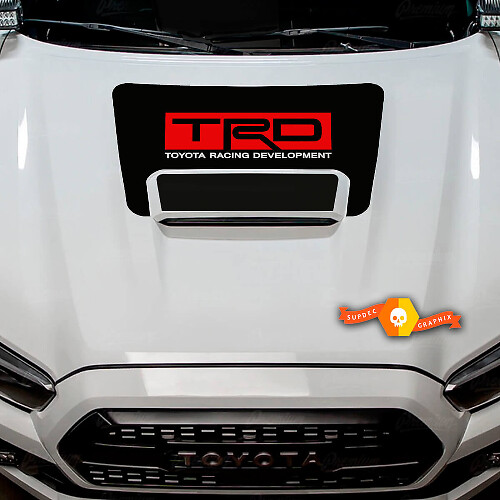 TRD Style Scoop Hood Vinyl Decal Sticker for Toyota Tacoma 2016-2023