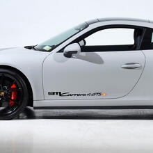 911 Carrera 4 GTS Side Door Vinyl Decals Set for Porsche 911 _4