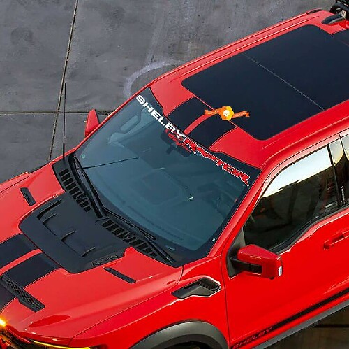 Windshield Banner Ford F-150 Raptor Shelby Raptor Baja Edition graphics decal sticker
