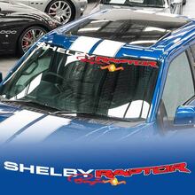 Windshield Baner Ford F-150 Raptor Shelby Raptor Baja Edition graphics decal sticker
 2