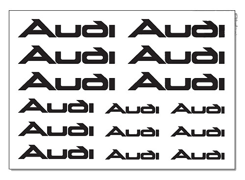 AUDI Brake Caliper Decals Stickers TT A3 A4 A5 A6 Q5 S-line Quat